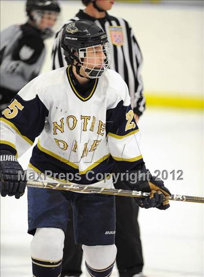 Thumbnail 1 in Xavier @ Notre Dame-Fairfield (Carrano Cup Final) photogallery.