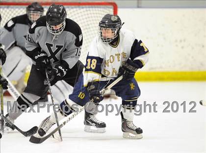 Thumbnail 1 in Xavier @ Notre Dame-Fairfield (Carrano Cup Final) photogallery.