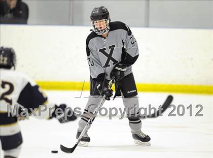 Thumbnail 2 in Xavier @ Notre Dame-Fairfield (Carrano Cup Final) photogallery.