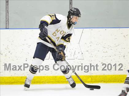 Thumbnail 2 in Xavier @ Notre Dame-Fairfield (Carrano Cup Final) photogallery.