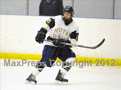 Thumbnail 2 in Xavier @ Notre Dame-Fairfield (Carrano Cup Final) photogallery.