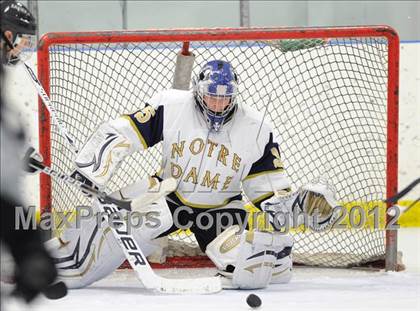 Thumbnail 2 in Xavier @ Notre Dame-Fairfield (Carrano Cup Final) photogallery.