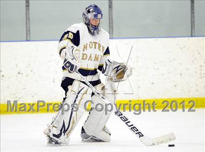 Thumbnail 2 in Xavier @ Notre Dame-Fairfield (Carrano Cup Final) photogallery.