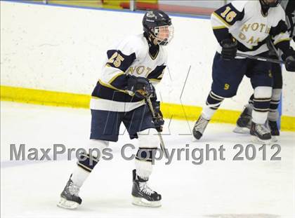Thumbnail 2 in Xavier @ Notre Dame-Fairfield (Carrano Cup Final) photogallery.