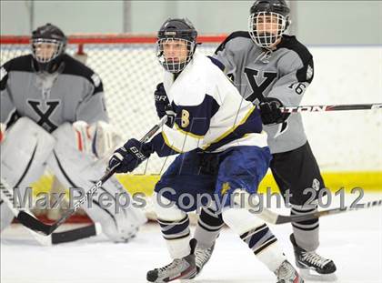Thumbnail 2 in Xavier @ Notre Dame-Fairfield (Carrano Cup Final) photogallery.