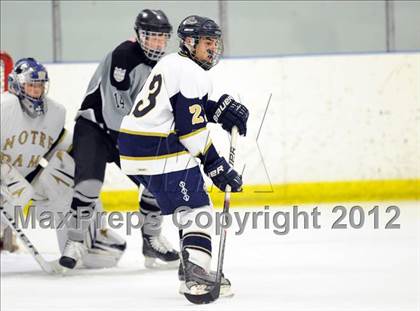 Thumbnail 3 in Xavier @ Notre Dame-Fairfield (Carrano Cup Final) photogallery.