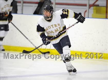 Thumbnail 2 in Xavier @ Notre Dame-Fairfield (Carrano Cup Final) photogallery.