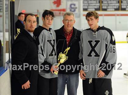 Thumbnail 2 in Xavier @ Notre Dame-Fairfield (Carrano Cup Final) photogallery.