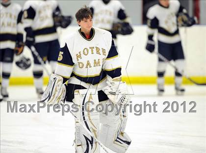 Thumbnail 2 in Xavier @ Notre Dame-Fairfield (Carrano Cup Final) photogallery.