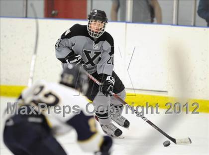 Thumbnail 2 in Xavier @ Notre Dame-Fairfield (Carrano Cup Final) photogallery.