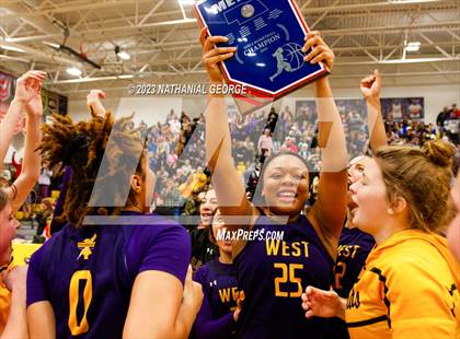 Thumbnail 3 in Bellevue West vs. Millard South (Metro Tournament Final) photogallery.