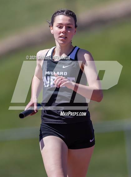 Thumbnail 1 in Metro Conference Track and Field Meet (3200 Meter Relay) photogallery.