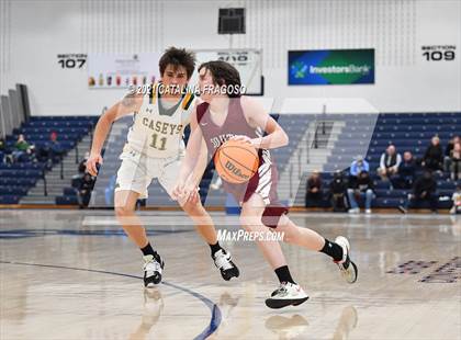 Thumbnail 1 in Red Bank Catholic vs Toms River South (WOBM Christmas Classic)  photogallery.