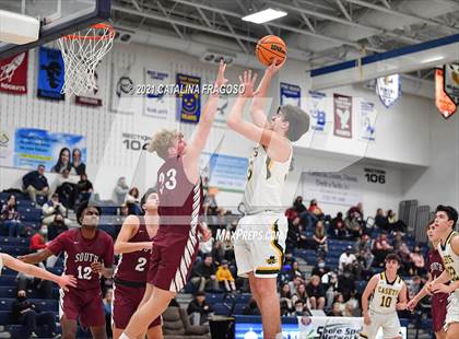 Thumbnail 1 in Red Bank Catholic vs Toms River South (WOBM Christmas Classic)  photogallery.