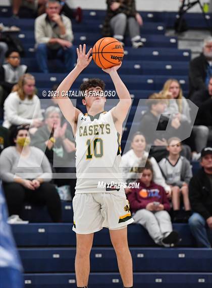 Thumbnail 2 in Red Bank Catholic vs Toms River South (WOBM Christmas Classic)  photogallery.
