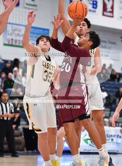 Thumbnail 3 in Red Bank Catholic vs Toms River South (WOBM Christmas Classic)  photogallery.