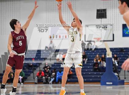 Thumbnail 1 in Red Bank Catholic vs Toms River South (WOBM Christmas Classic)  photogallery.