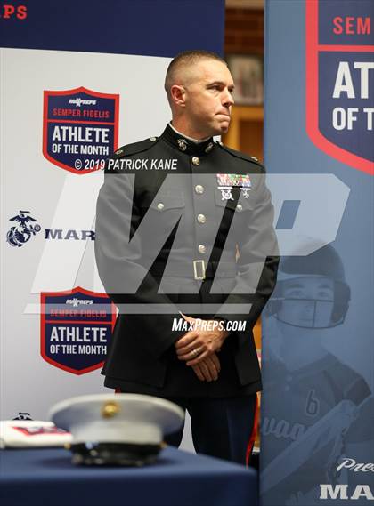 Thumbnail 1 in Marines H.S. Male Athlete of the Month - Cole Waddy photogallery.