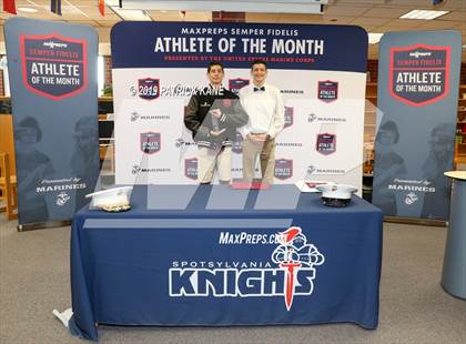 Thumbnail 1 in Marines H.S. Male Athlete of the Month - Cole Waddy photogallery.