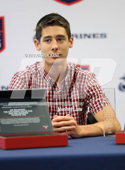 Thumbnail 2 in Marines H.S. Male Athlete of the Month - Cole Waddy photogallery.