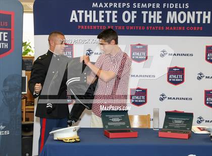 Thumbnail 1 in Marines H.S. Male Athlete of the Month - Cole Waddy photogallery.