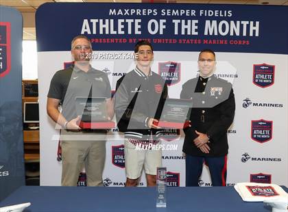 Thumbnail 1 in Marines H.S. Male Athlete of the Month - Cole Waddy photogallery.