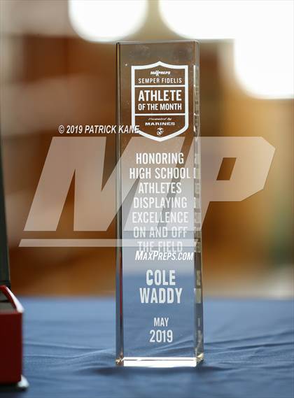 Thumbnail 1 in Marines H.S. Male Athlete of the Month - Cole Waddy photogallery.