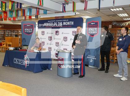 Thumbnail 1 in Marines H.S. Male Athlete of the Month - Cole Waddy photogallery.