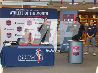 Thumbnail 2 in Marines H.S. Male Athlete of the Month - Cole Waddy photogallery.