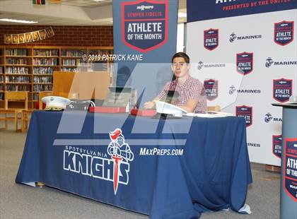 Thumbnail 2 in Marines H.S. Male Athlete of the Month - Cole Waddy photogallery.