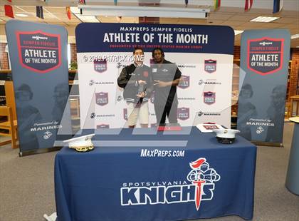 Thumbnail 1 in Marines H.S. Male Athlete of the Month - Cole Waddy photogallery.
