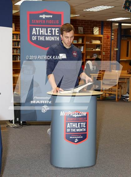 Thumbnail 1 in Marines H.S. Male Athlete of the Month - Cole Waddy photogallery.