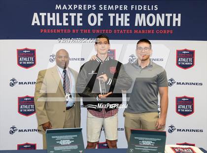 Thumbnail 2 in Marines H.S. Male Athlete of the Month - Cole Waddy photogallery.