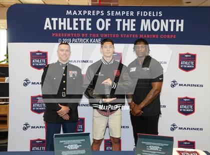 Thumbnail 3 in Marines H.S. Male Athlete of the Month - Cole Waddy photogallery.