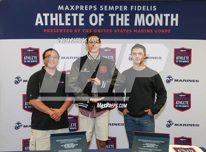 Thumbnail 1 in Marines H.S. Male Athlete of the Month - Cole Waddy photogallery.