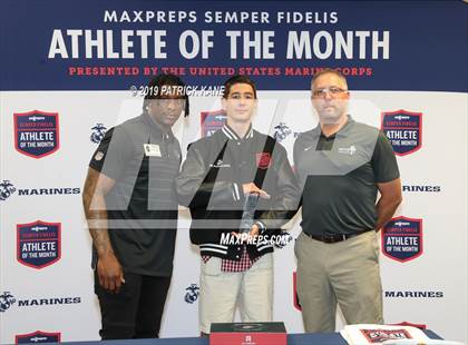Thumbnail 2 in Marines H.S. Male Athlete of the Month - Cole Waddy photogallery.