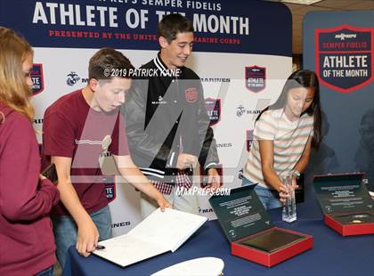 Thumbnail 3 in Marines H.S. Male Athlete of the Month - Cole Waddy photogallery.