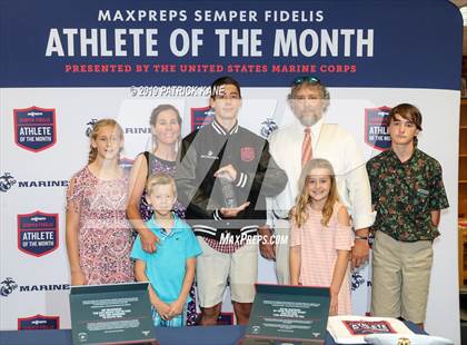 Thumbnail 2 in Marines H.S. Male Athlete of the Month - Cole Waddy photogallery.