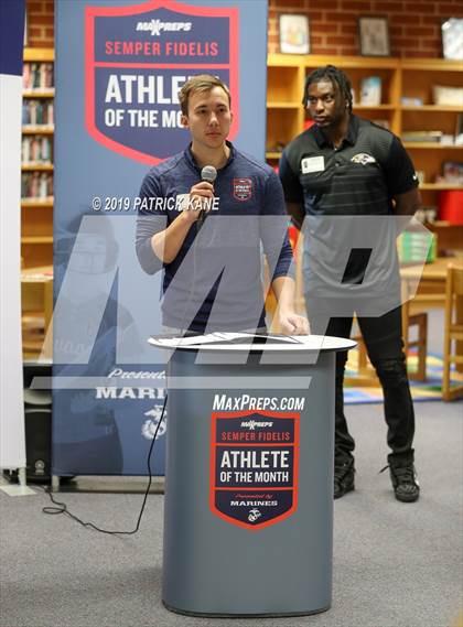 Thumbnail 2 in Marines H.S. Male Athlete of the Month - Cole Waddy photogallery.