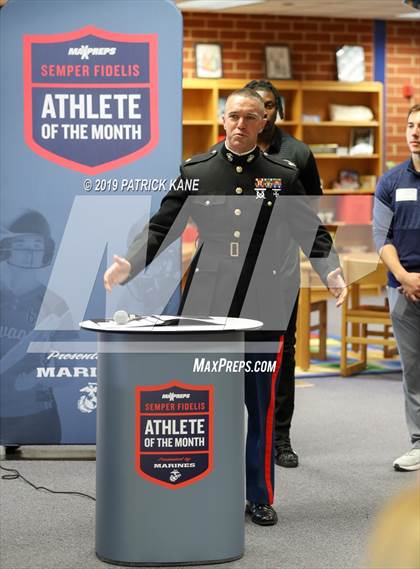 Thumbnail 1 in Marines H.S. Male Athlete of the Month - Cole Waddy photogallery.