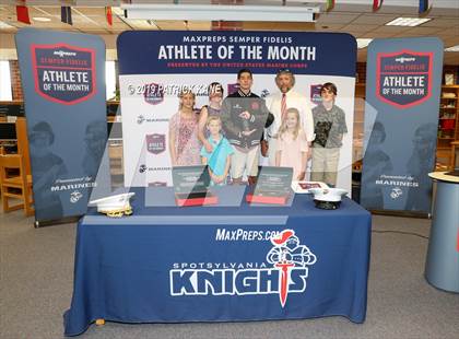 Thumbnail 1 in Marines H.S. Male Athlete of the Month - Cole Waddy photogallery.