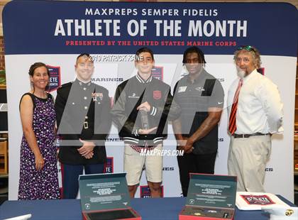 Thumbnail 2 in Marines H.S. Male Athlete of the Month - Cole Waddy photogallery.
