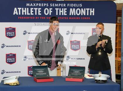 Thumbnail 2 in Marines H.S. Male Athlete of the Month - Cole Waddy photogallery.