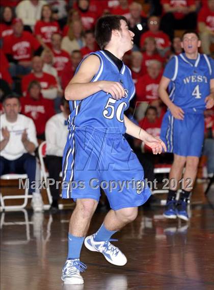 Thumbnail 3 in Spaulding vs. Manchester West (NHIAA Division 1 Preliminary Round) photogallery.