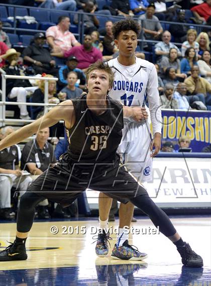 Thumbnail 1 in Crespi vs. Capital Christian (CIF State D4 Final) photogallery.