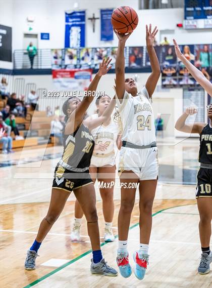 Thumbnail 2 in Cathedral vs Purdue Polytechnic (City Alliance Tourney semi-final) photogallery.