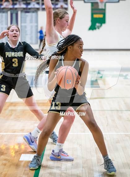 Thumbnail 1 in Cathedral vs Purdue Polytechnic (City Alliance Tourney semi-final) photogallery.