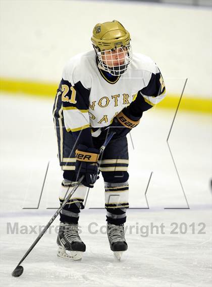 Thumbnail 2 in Staples/Weston/Shelton vs. Notre Dame-Fairfield (Carrano Cup Quarterfinal) photogallery.