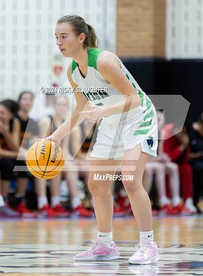 Thumbnail 2 in Incarnate Word Academy vs Peoria Notre Dame (SWIC Showdown) photogallery.
