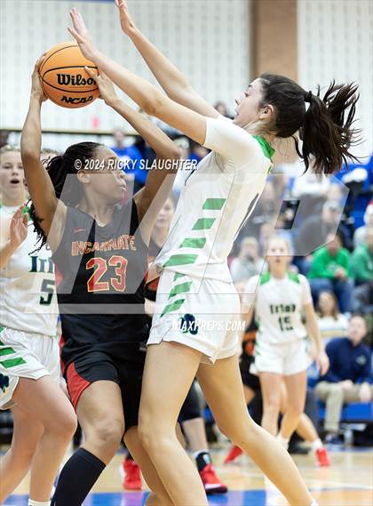 Thumbnail 2 in Incarnate Word Academy vs Peoria Notre Dame (SWIC Showdown) photogallery.
